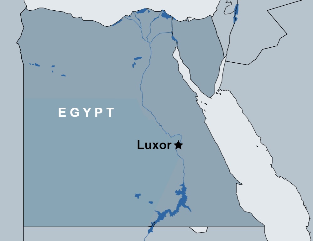 3 Day Luxor Tour Package map 3 Day Luxor Tour Package map